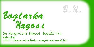 boglarka magosi business card